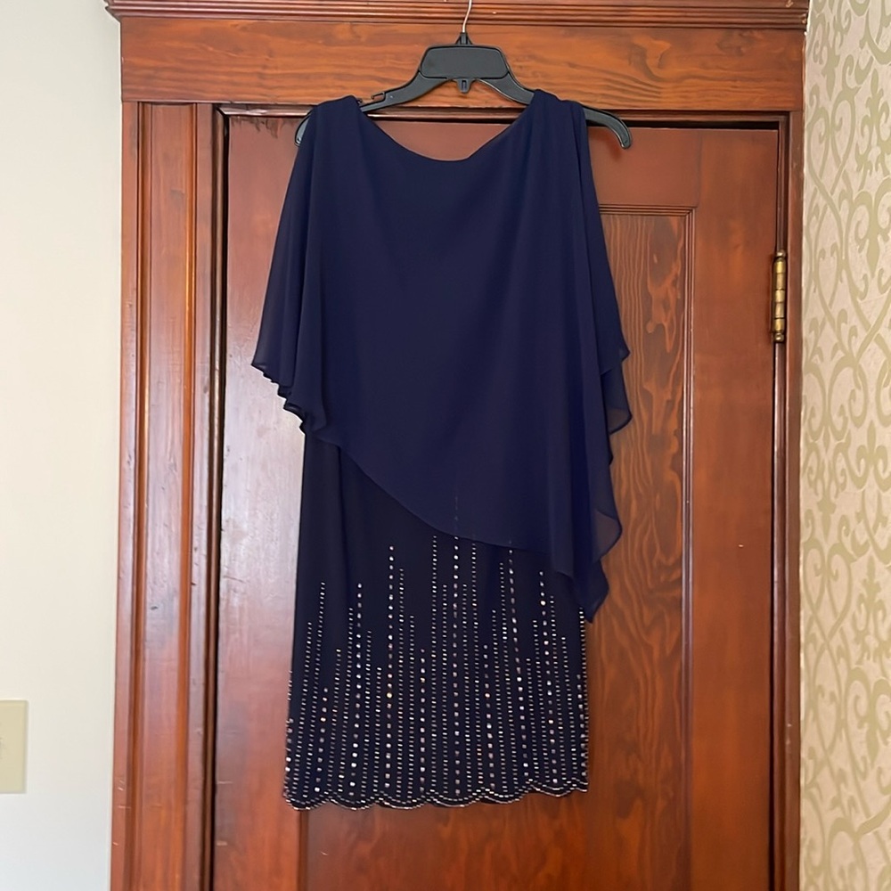Navy guest dress